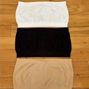 NWT The Popular Store Women’s Set of Three Bandeau Tops One Size